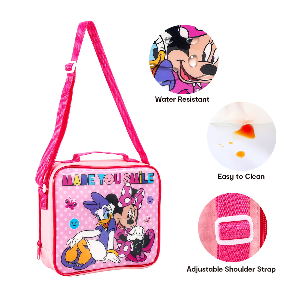Minnie & Daisy 3 Piece Insulated Lunch Bag Set