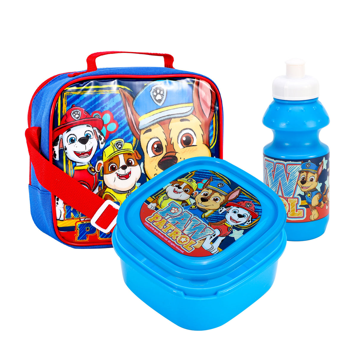 Paw Patrol 3 Piece Insulated Lunch Bag Set