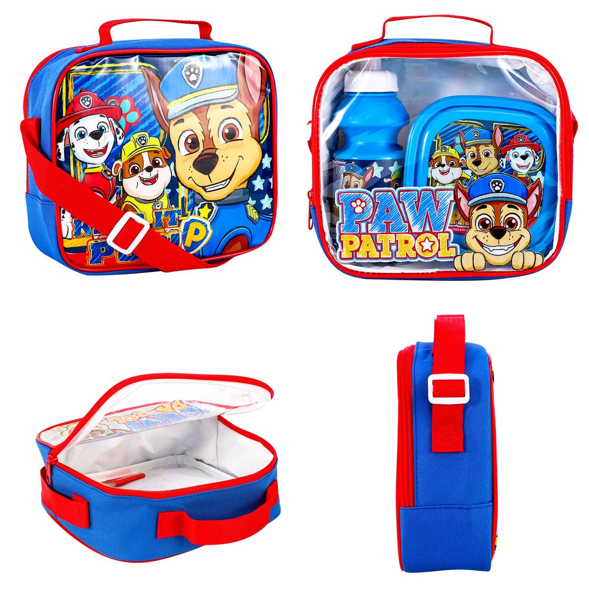 Paw Patrol 3 Piece Insulated Lunch Bag Set