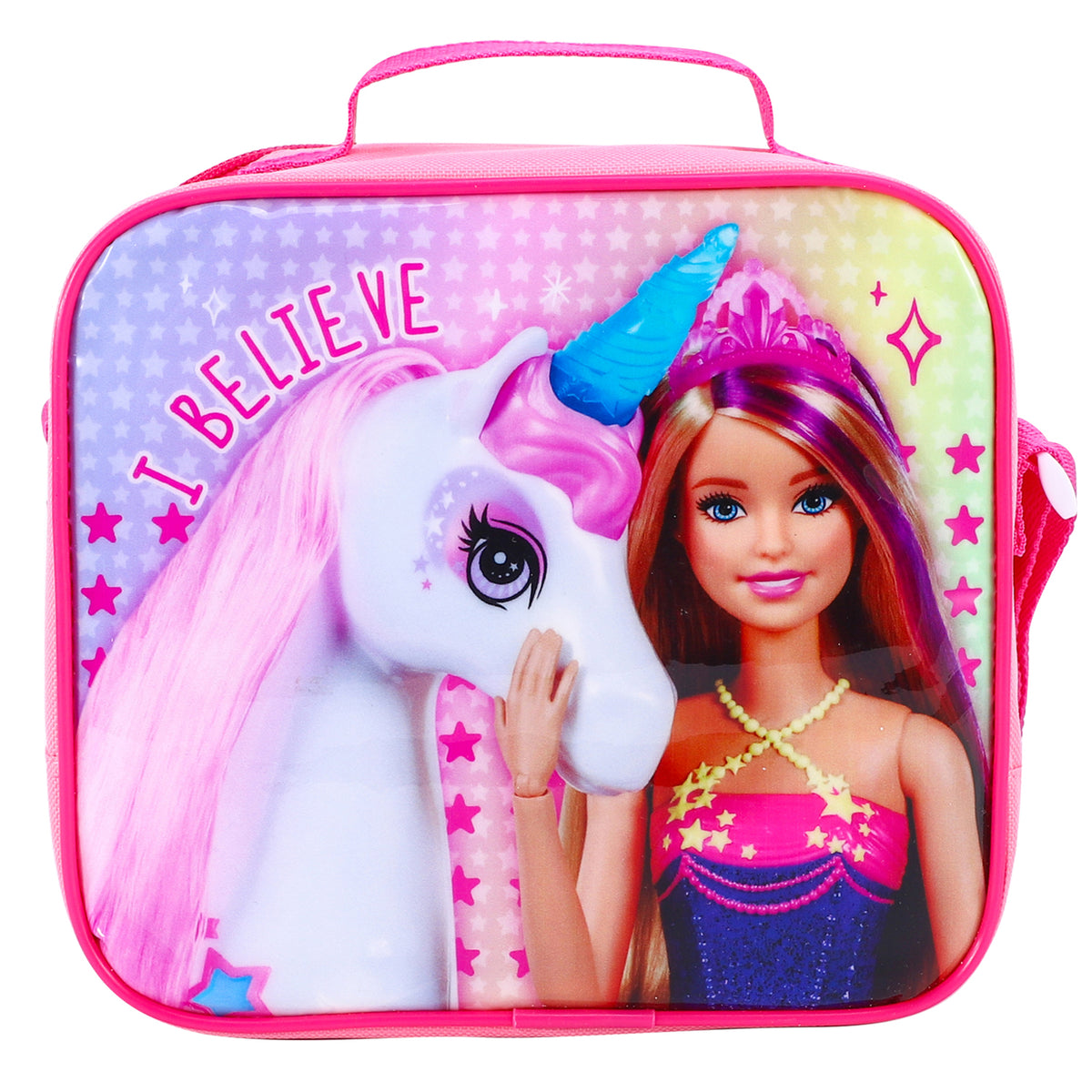 Barbie Unicorn 3 Piece Insulated Lunch Bag Set