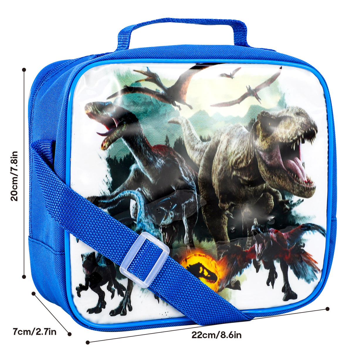 Jurassic World 3 Piece Insulated Lunch Bag Set