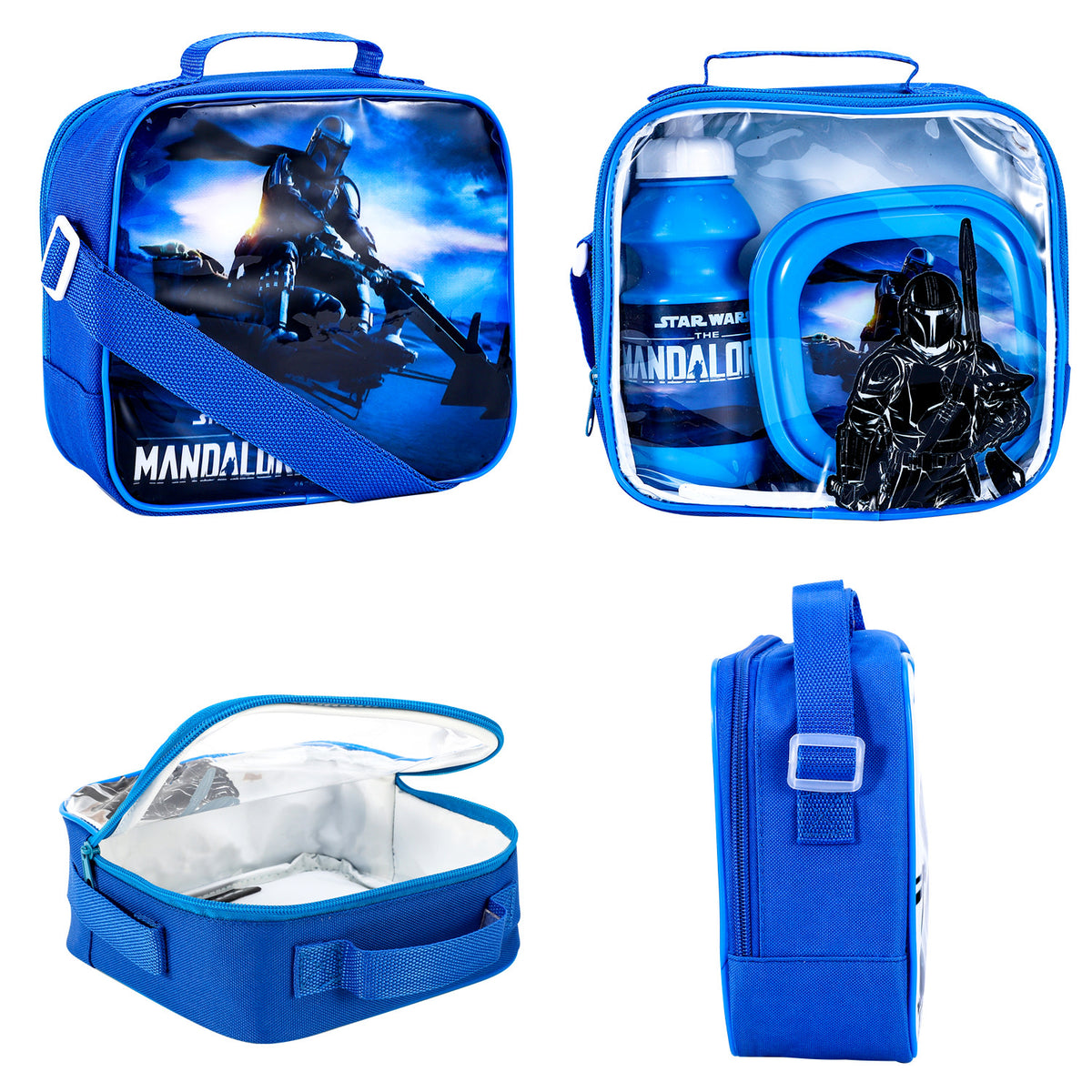 Star Wars The Mandalorian 3 Piece Insulated Lunch Bag Set