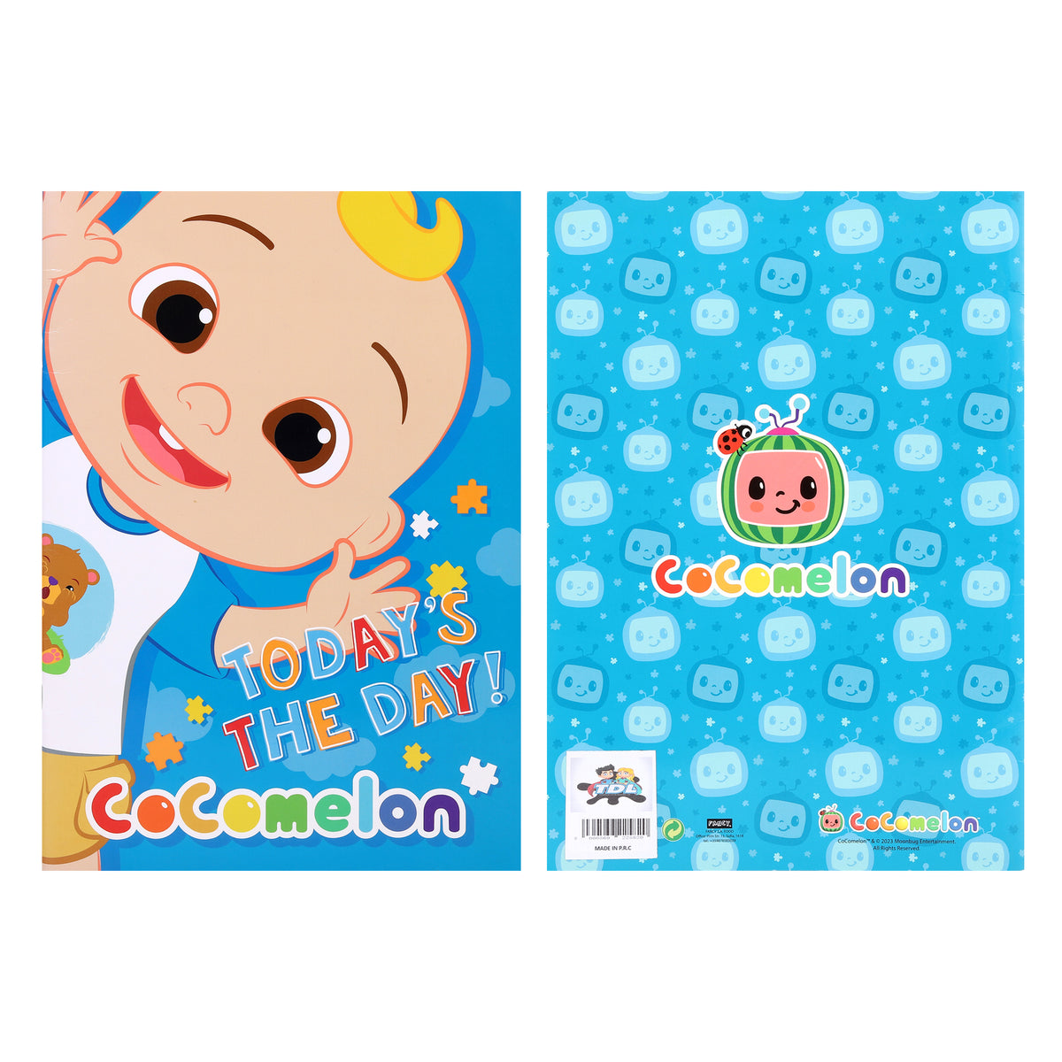 Cocomelon "Today's The Day" Colouring Book