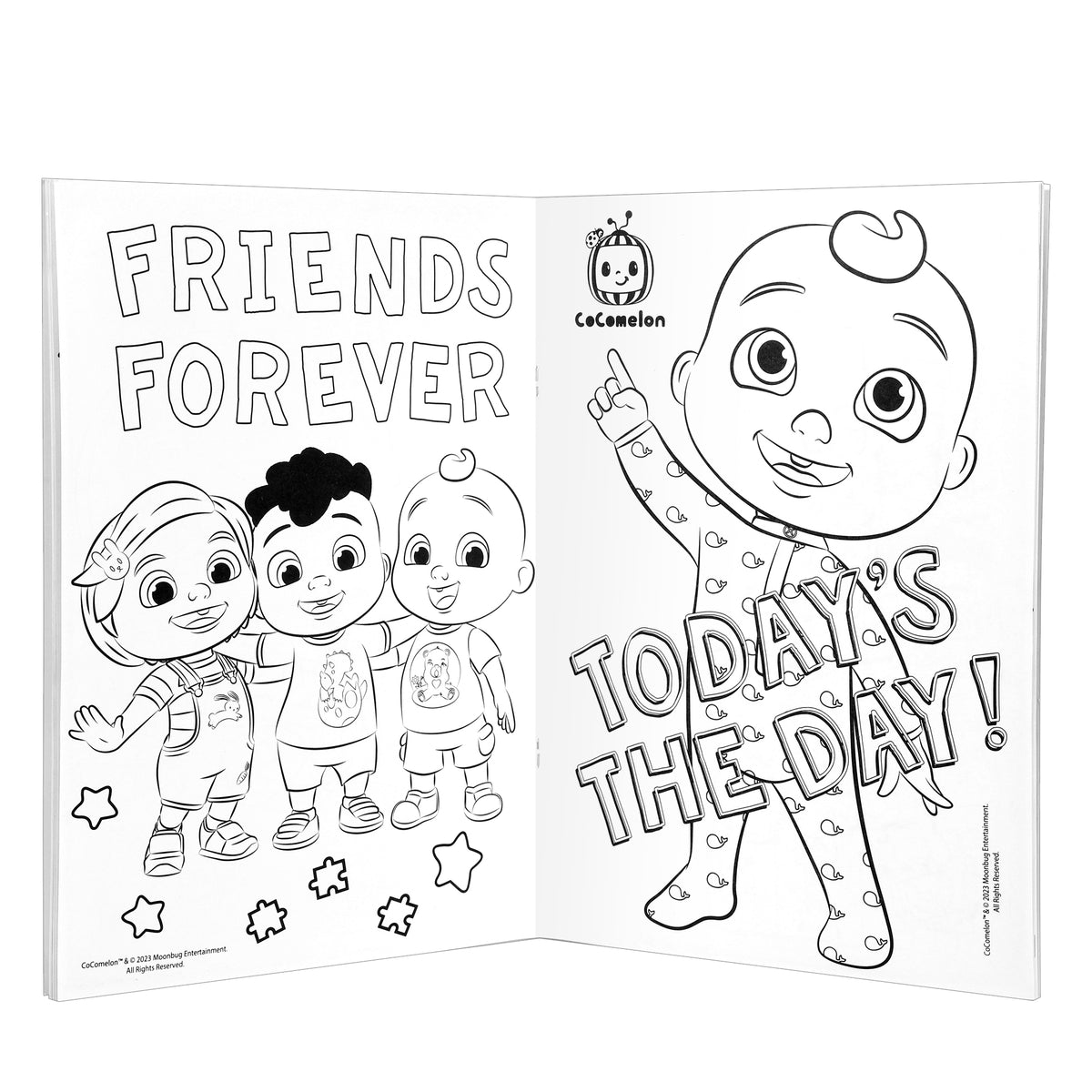 Cocomelon "Today's The Day" Colouring Book
