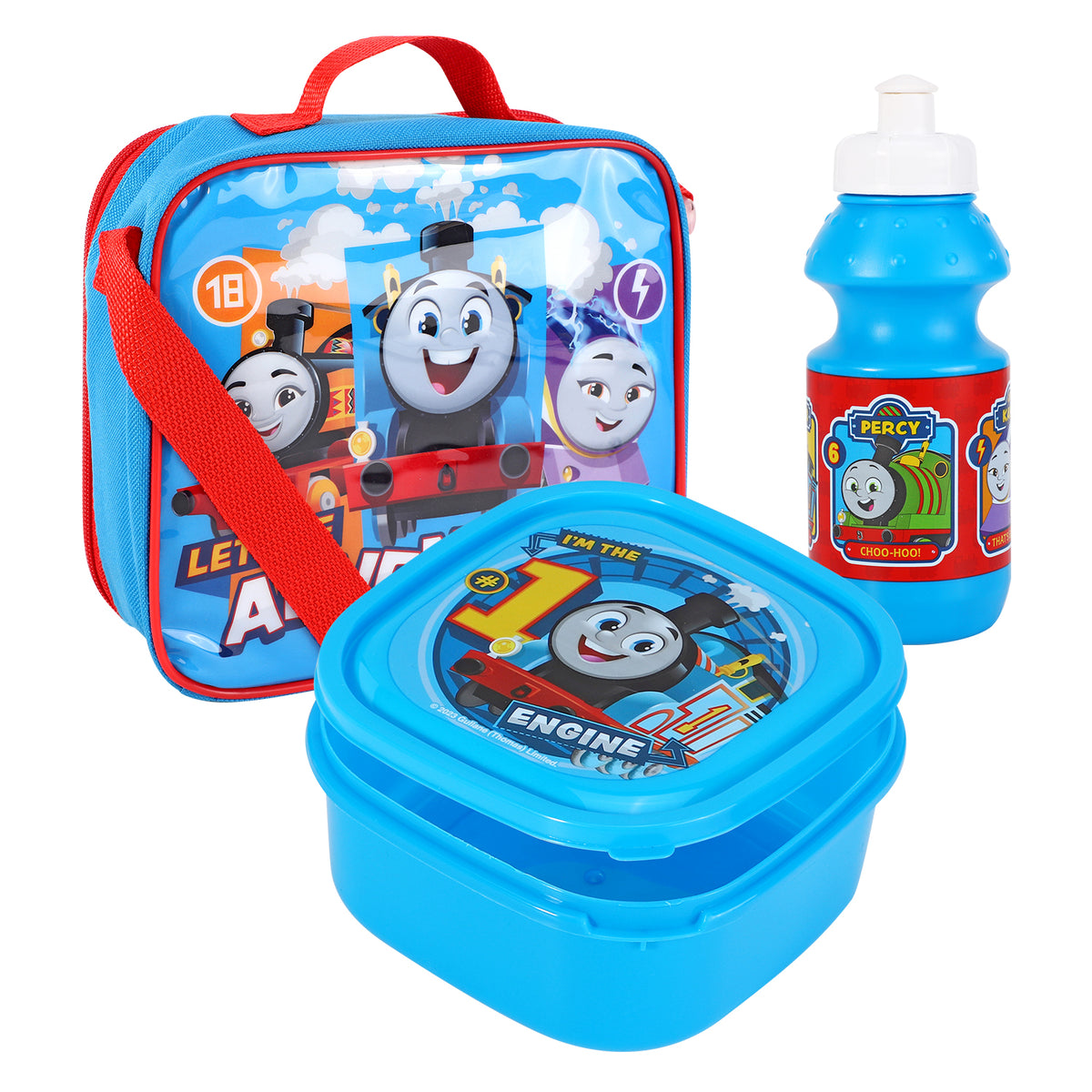 Thomas & Friends 3 Piece Insulated Lunch Bag Set