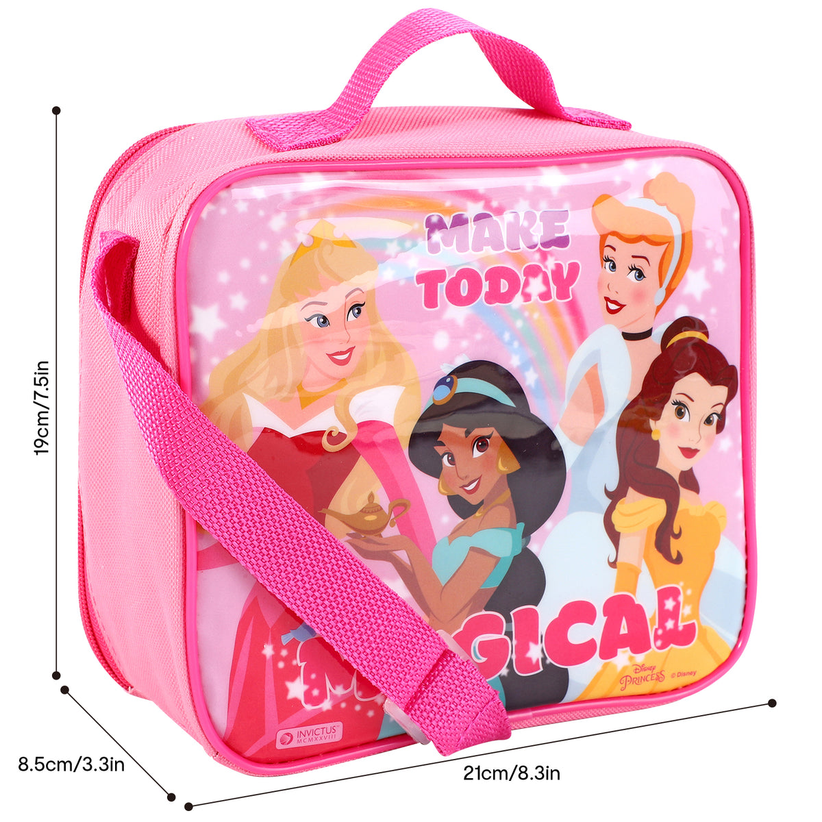 Disney Princess 3 Piece Insulated Lunch Bag Set