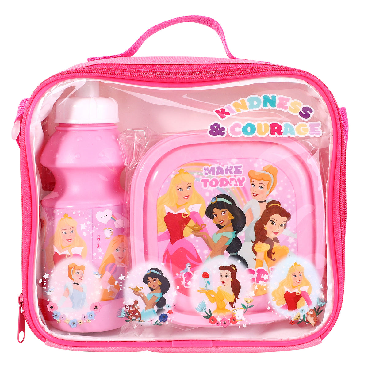 Disney Princess 3 Piece Insulated Lunch Bag Set