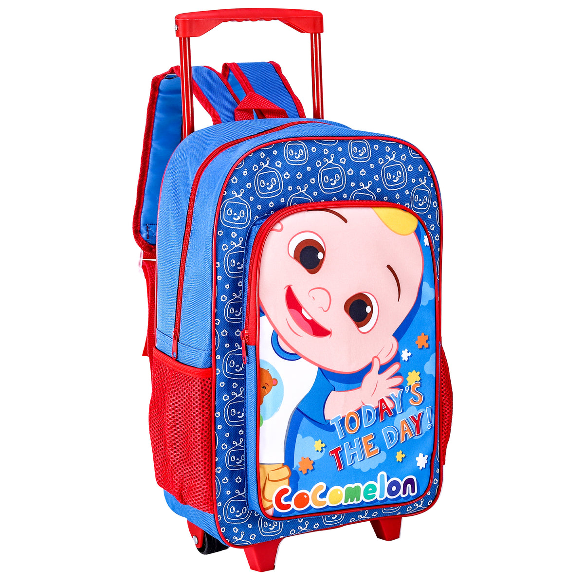 Cocomelon Kids Travel Cabin Trolley Backpack Bag