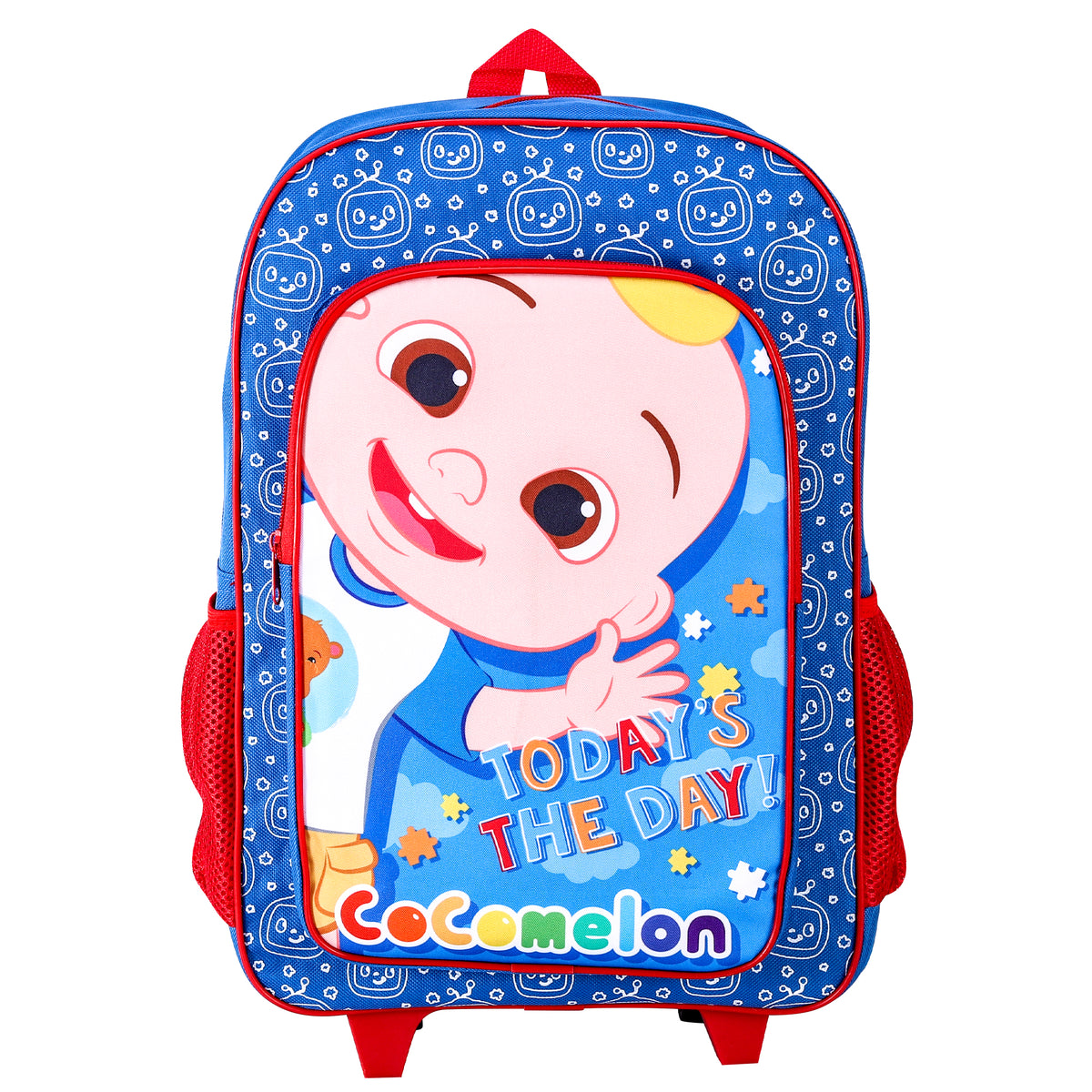 Cocomelon Kids Travel Cabin Trolley Backpack Bag