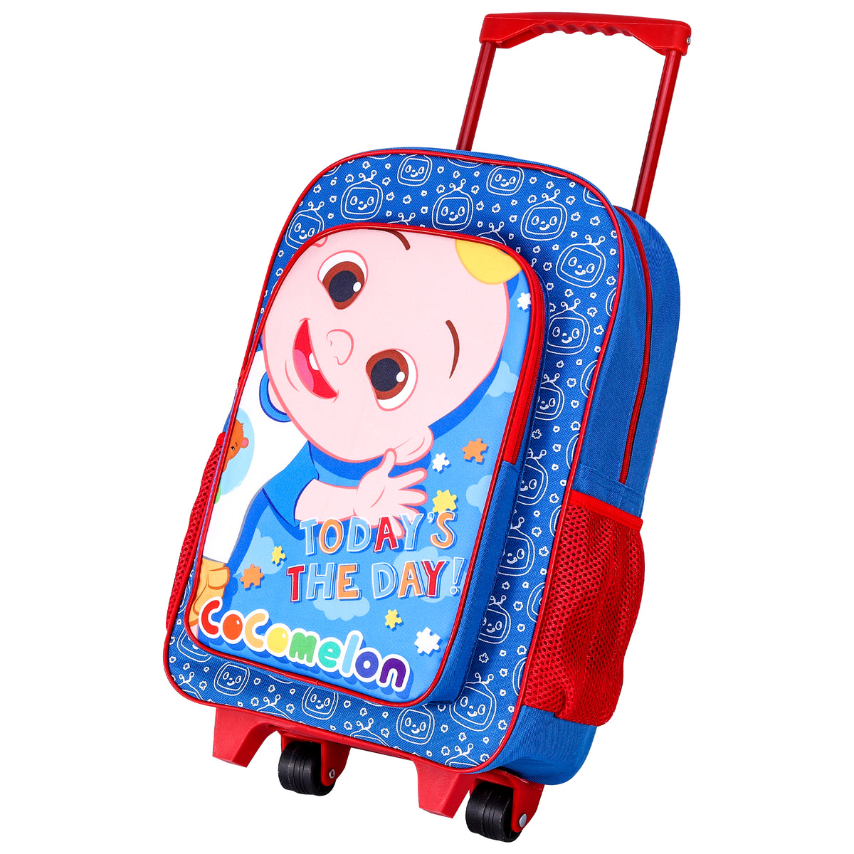 Cocomelon Kids Travel Cabin Trolley Backpack Bag