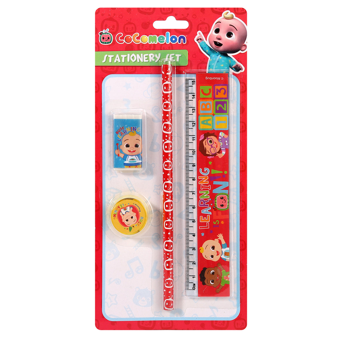 Cocomelon 4 Piece Stationery Set