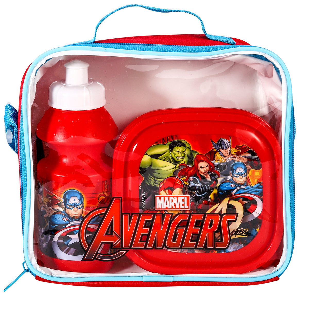 Marvel Avengers 3 Piece Insulated Lunch Bag Set