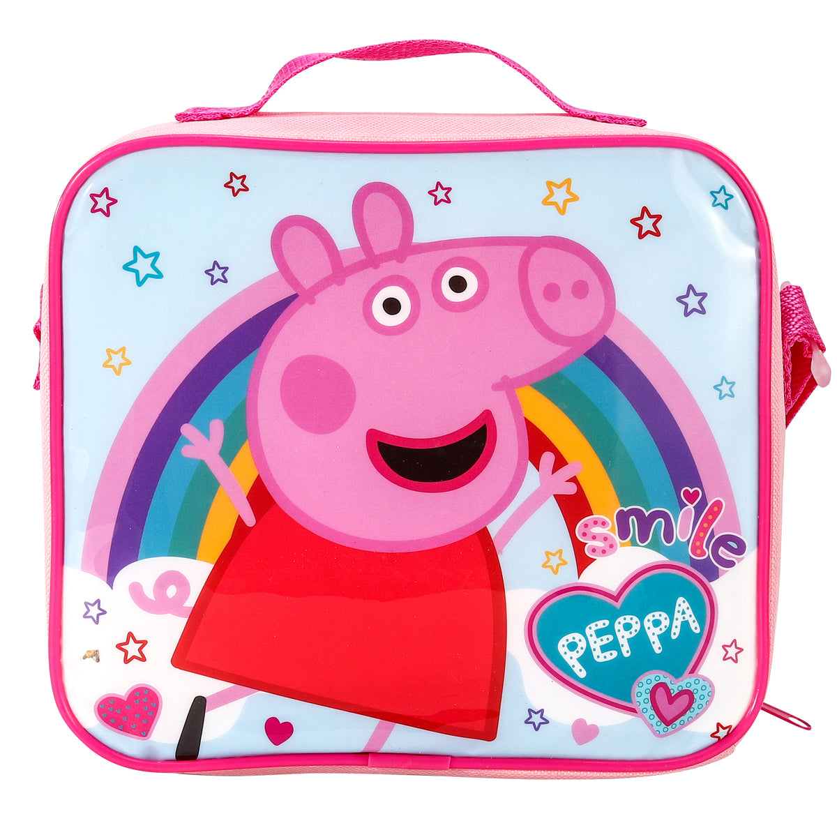 Peppa Pig Rainbow 3 Piece Insulated Lunch Bag Set