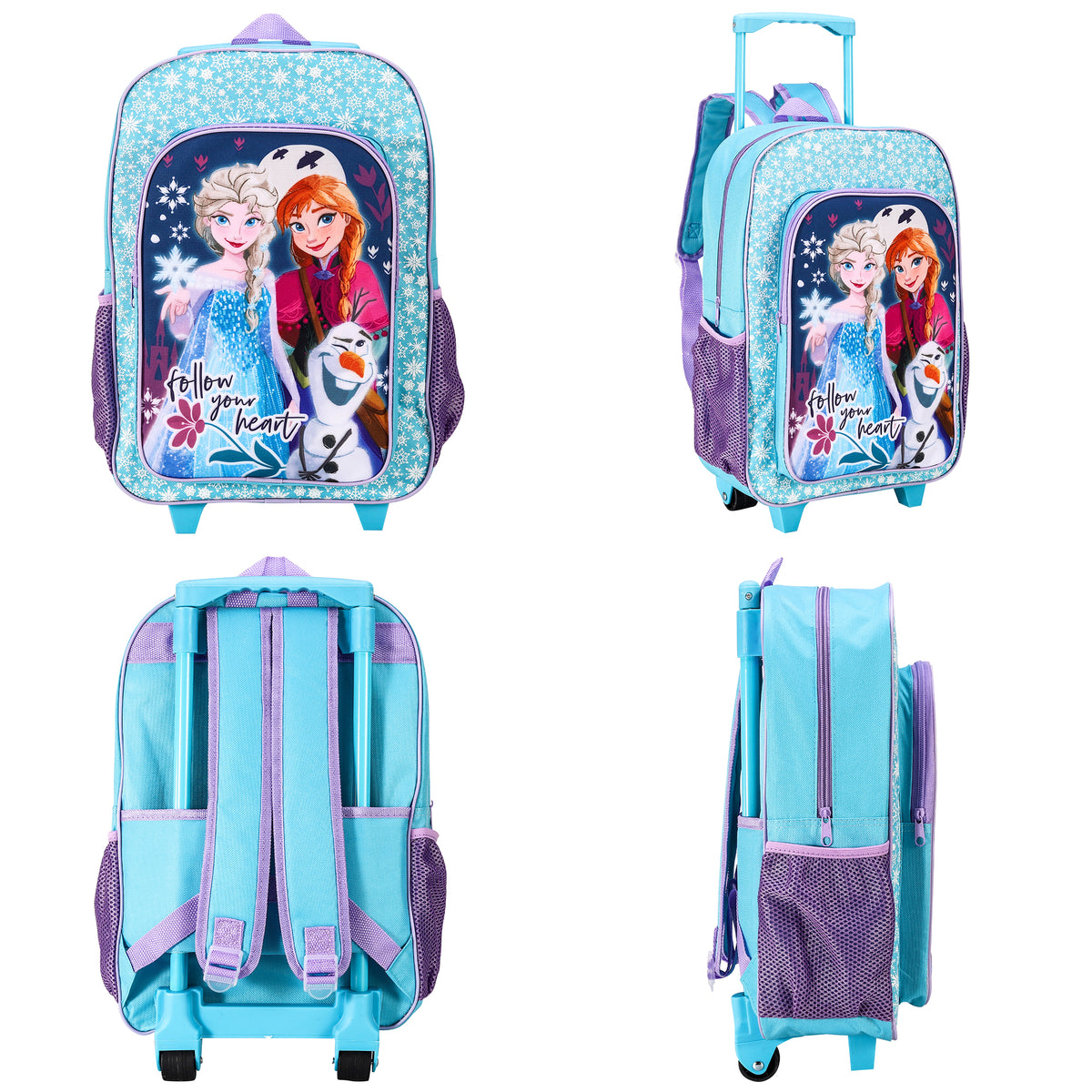 Disney Frozen Kids Travel Cabin Trolley Backpack Bag