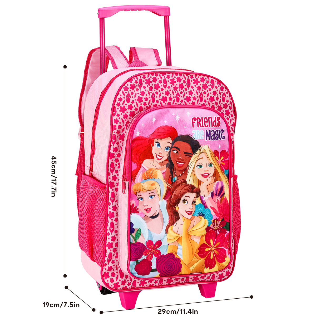 Disney Princess Kids Travel Cabin Trolley Backpack Bag