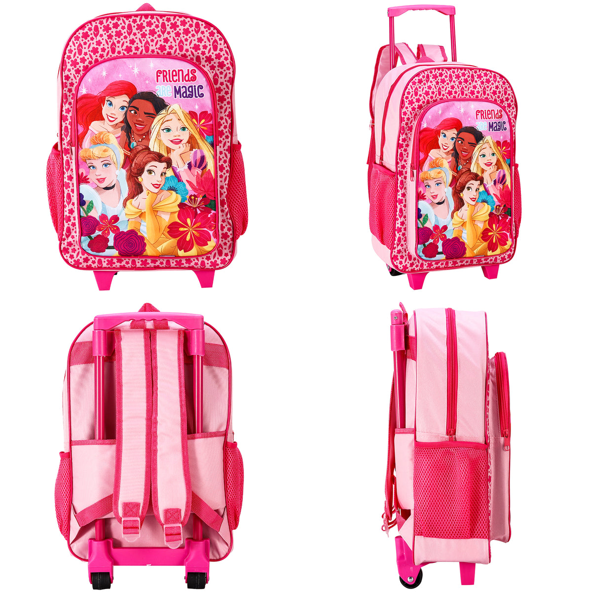Disney Princess Kids Travel Cabin Trolley Backpack Bag