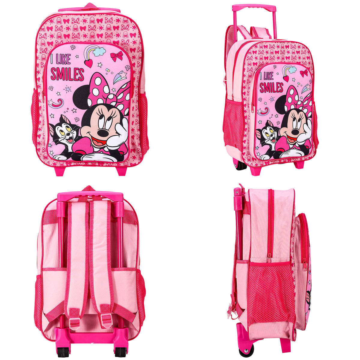 Minnie Mouse Kids Travel Cabin Trolley Backpack Bag