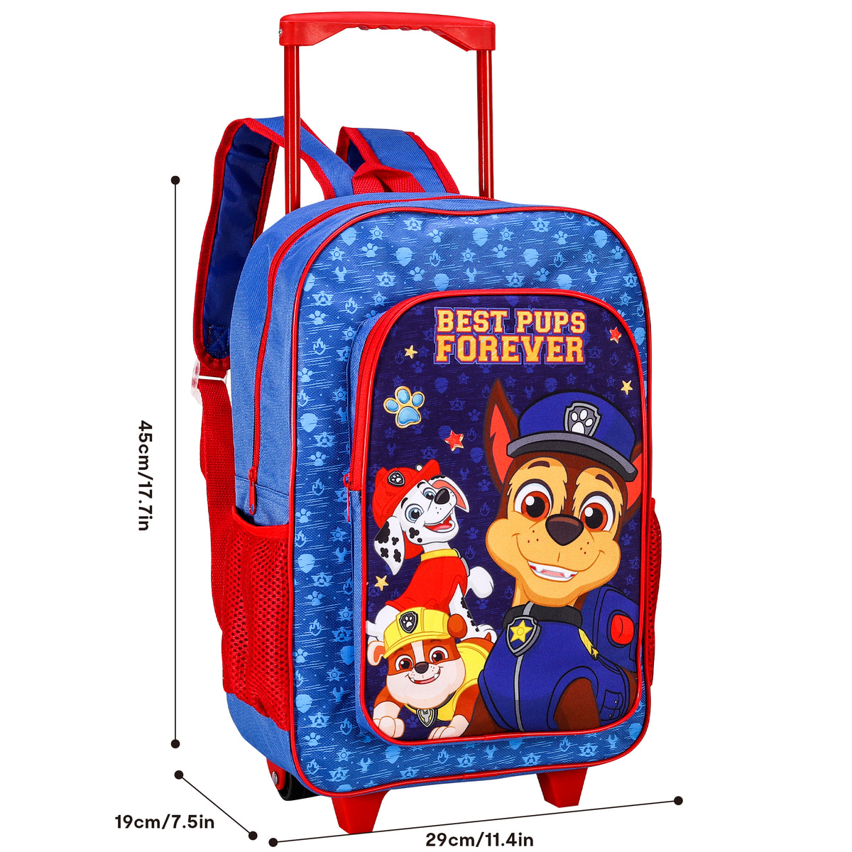 Paw Patrol Kids Travel Cabin Trolley Backpack Bag