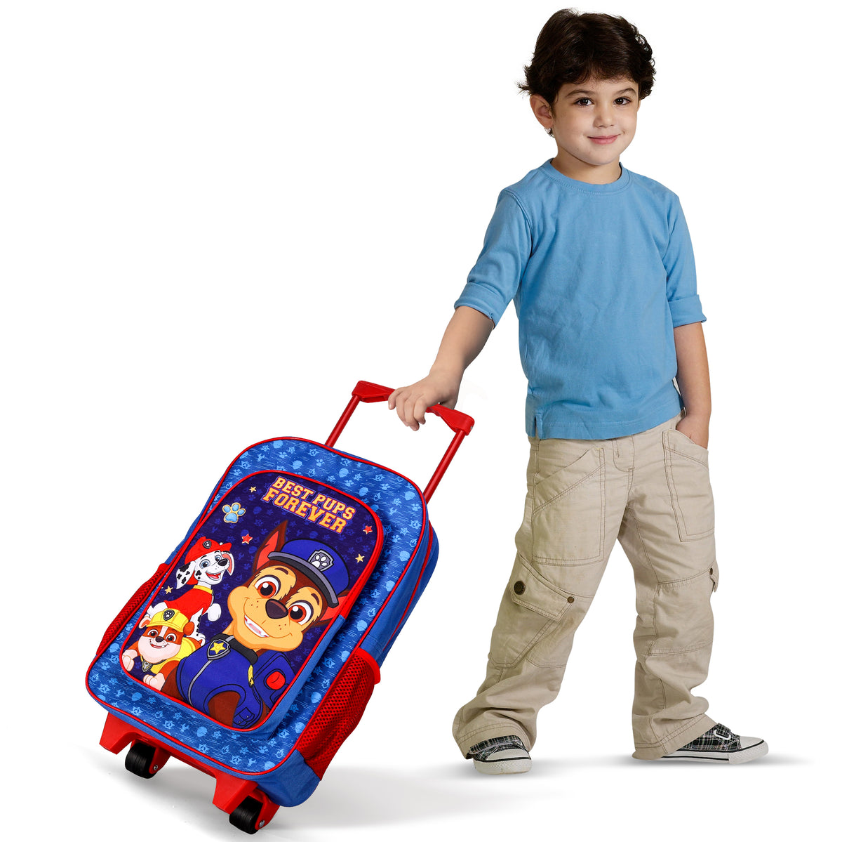 Paw Patrol Kids Travel Cabin Trolley Backpack Bag