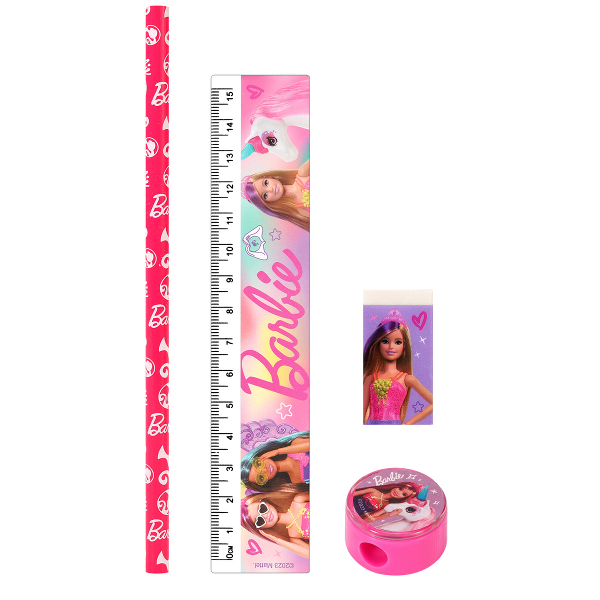 Barbie 4 Piece Stationery Set
