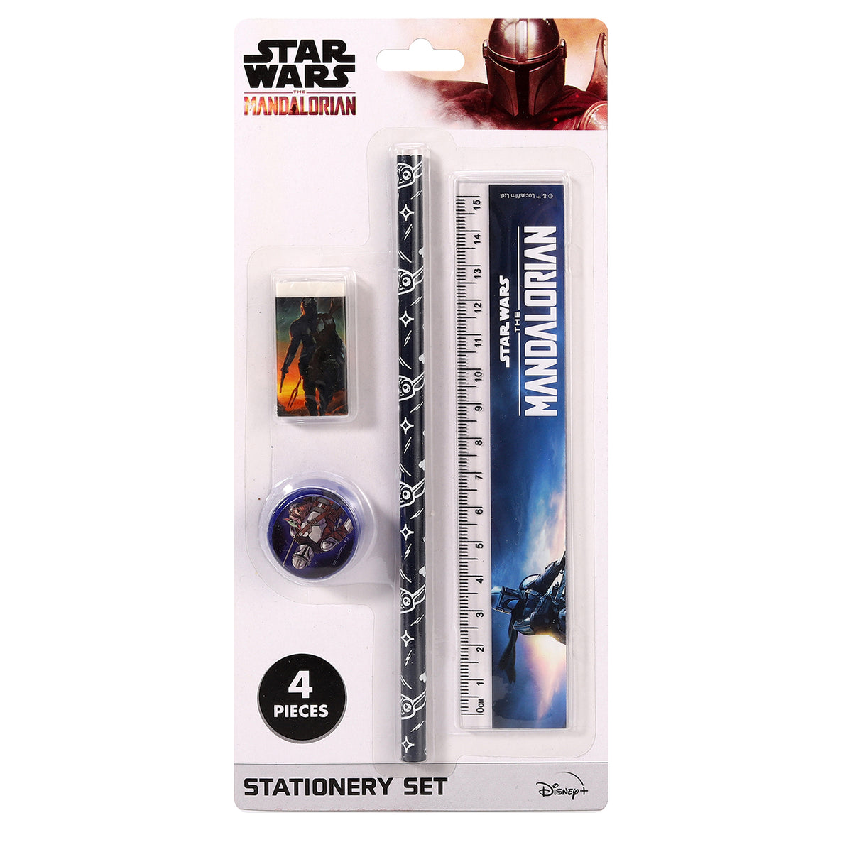 Star Wars Mandalorian 4 Piece Stationery Set