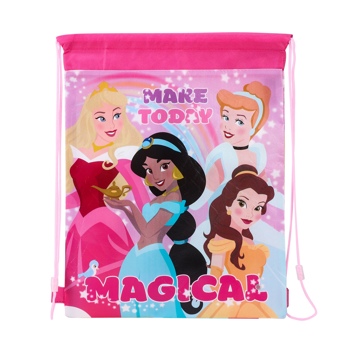 Disney Princess "Make Today Magical" Drawstring Gym Bag