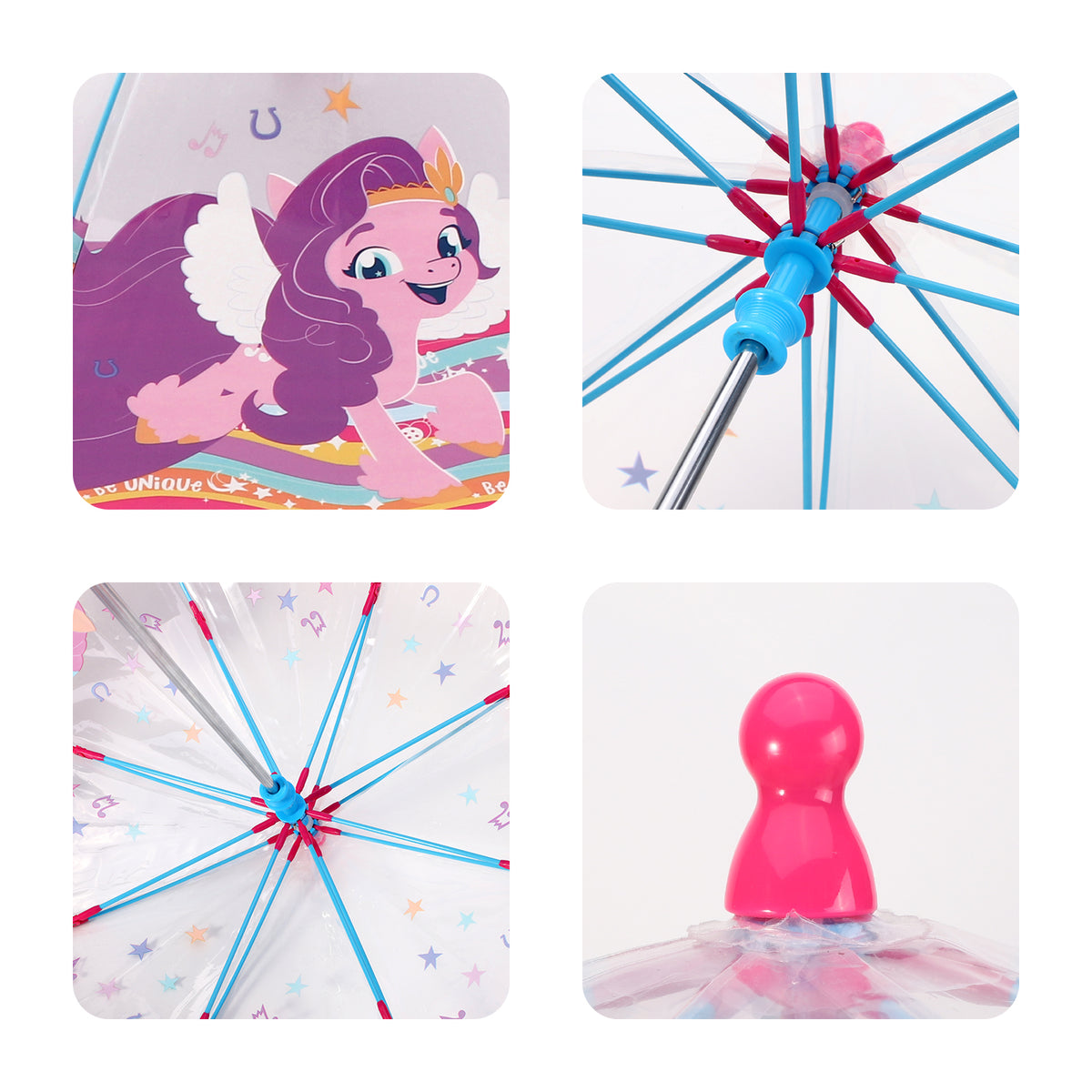 My Little Pony Kids Transparent Dome Umbrella