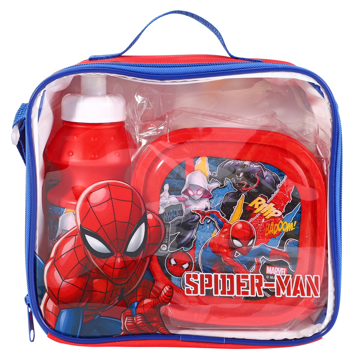 Spider-Man, Ghost Spider & Venom 3 Piece Insulated Lunch Bag Set