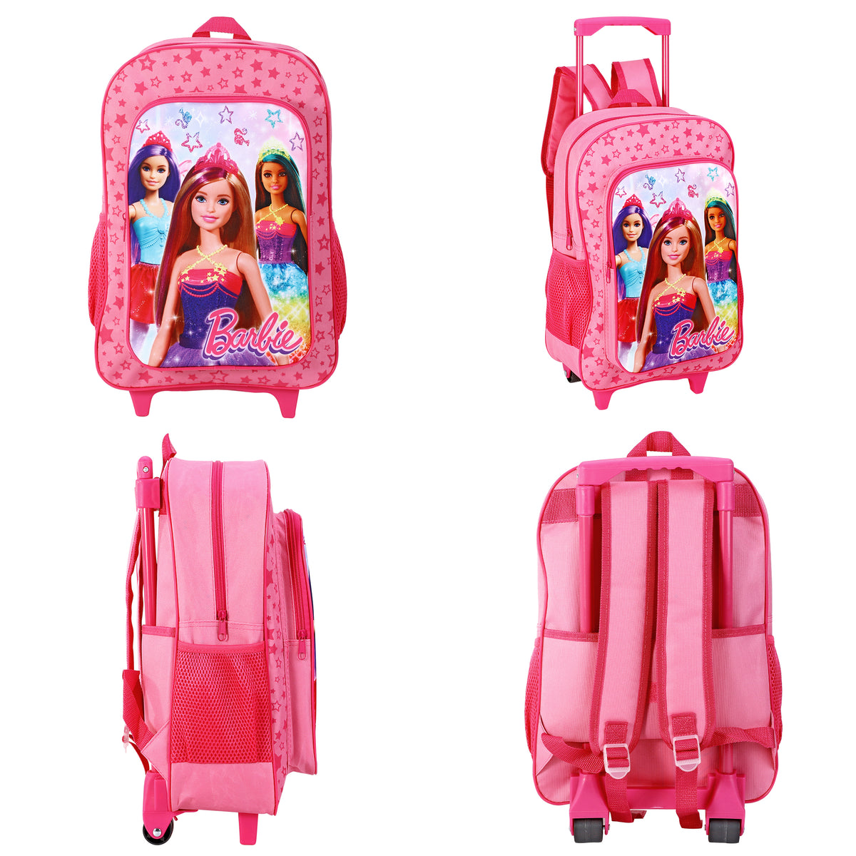 Barbie Kids Travel Cabin Trolley Backpack Bag