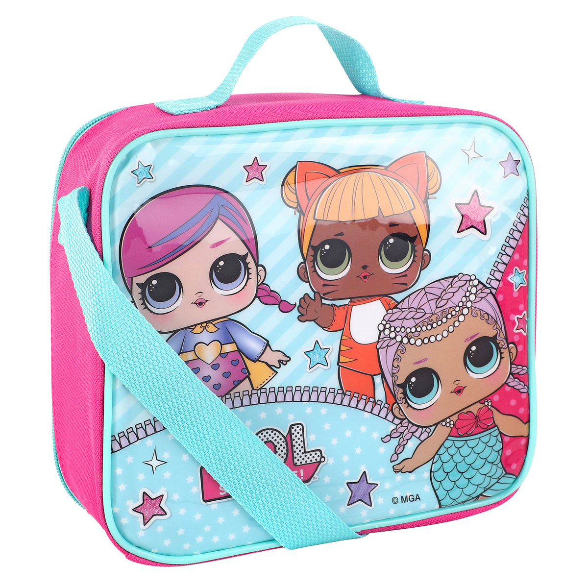LOL Surprise 3 Piece Insulated Lunch Bag Set