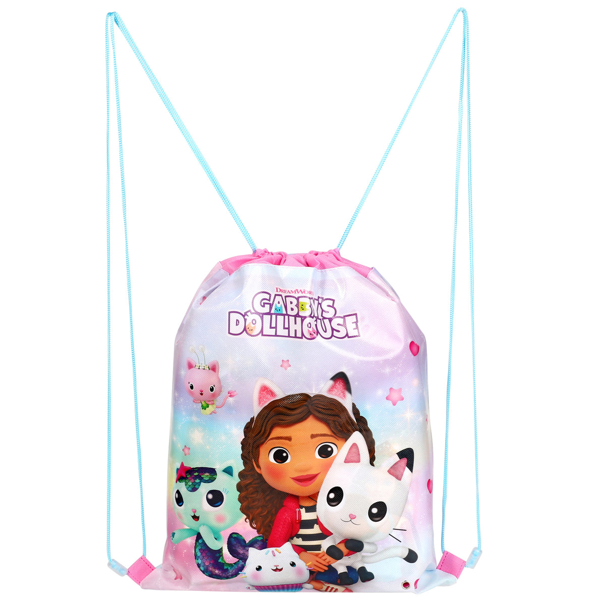 Gabby's Dollhouse Drawstring Gym Bag