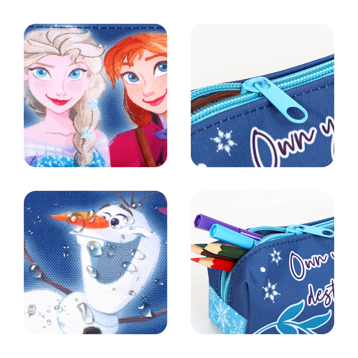 Disney Frozen "Own Your Destiny" Kids Rectangular Pencil Case