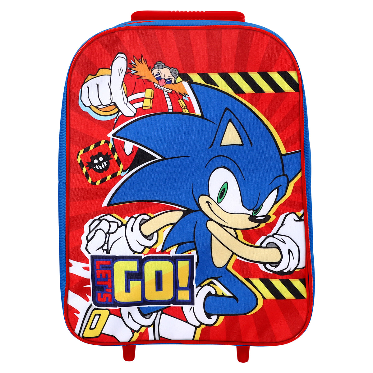 Sonic The Hedgehog "Let's Go" Travel Trolley Cabin Bag