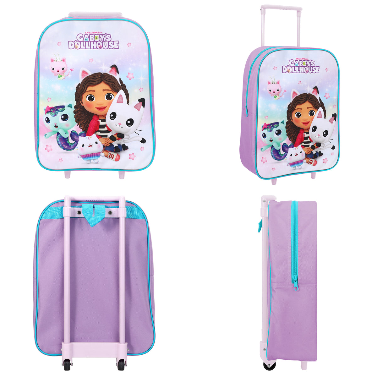 Gabby's Dollhouse Travel Trolley Cabin Bag