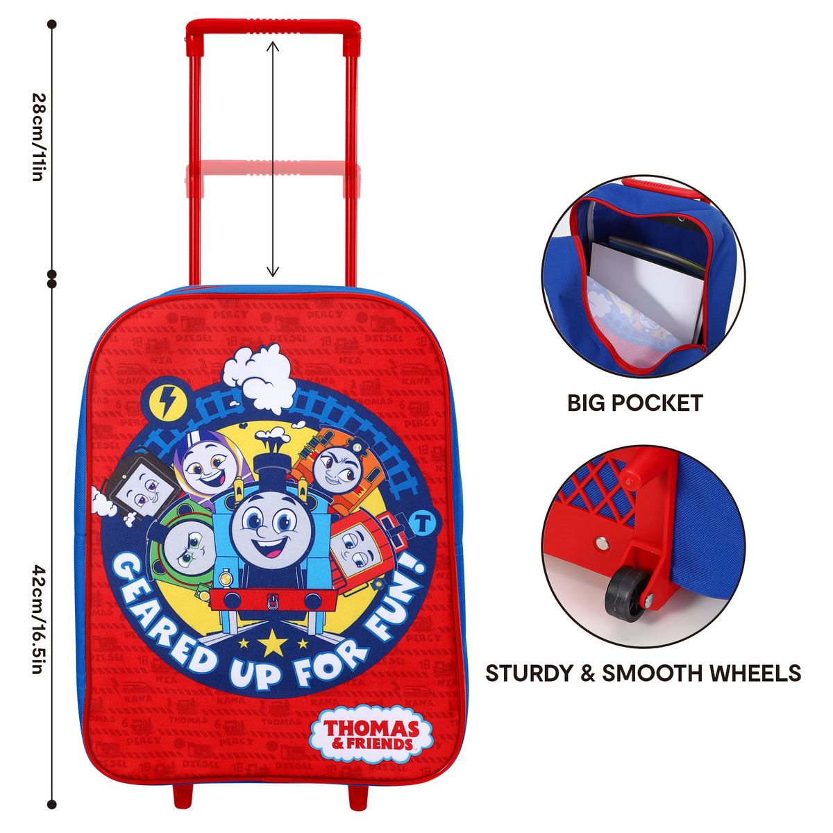 Thomas & Friends Travel Trolley Cabin Bag