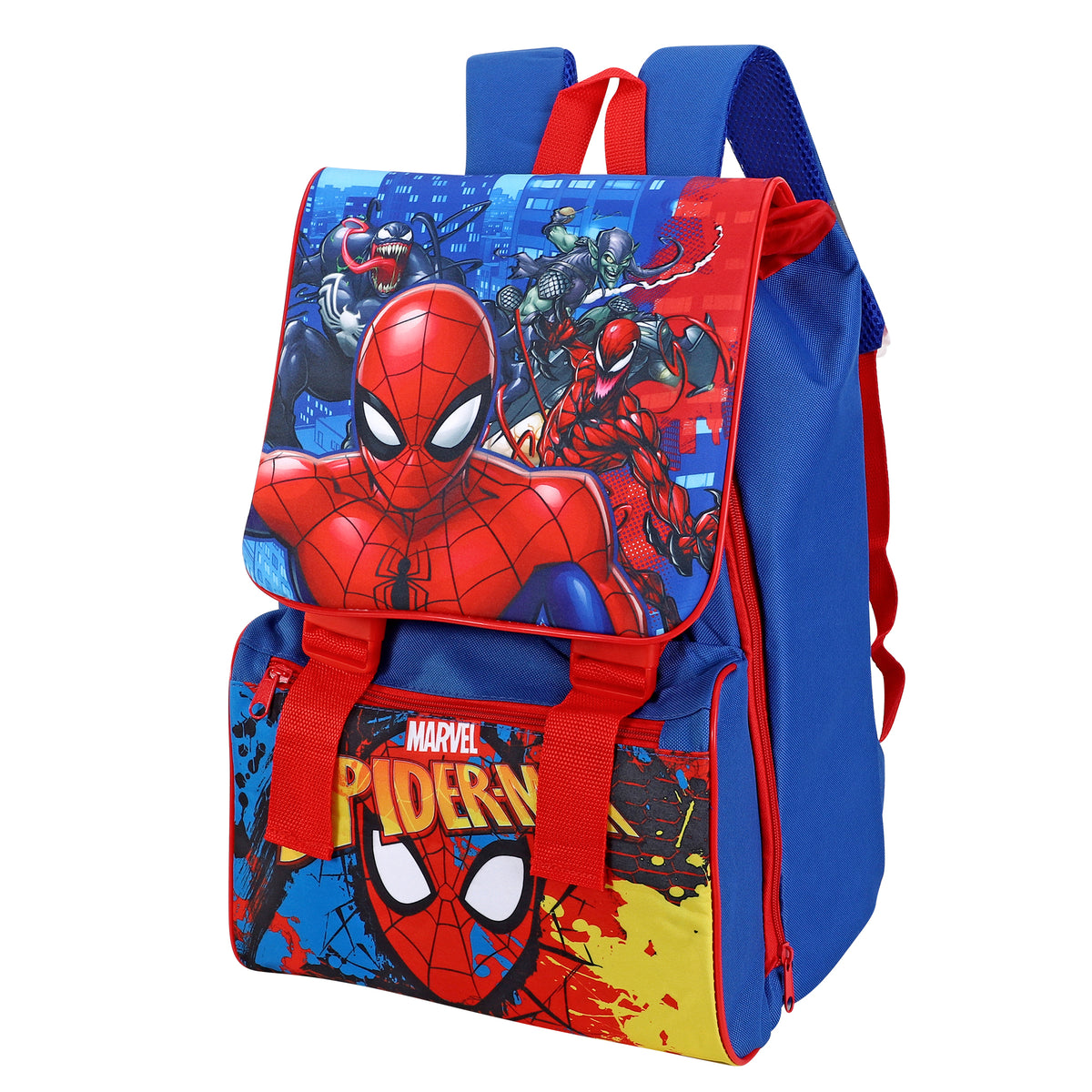 Spider-Man, Carnage, Green Goblin & Venom Extensible School Bag Backpack
