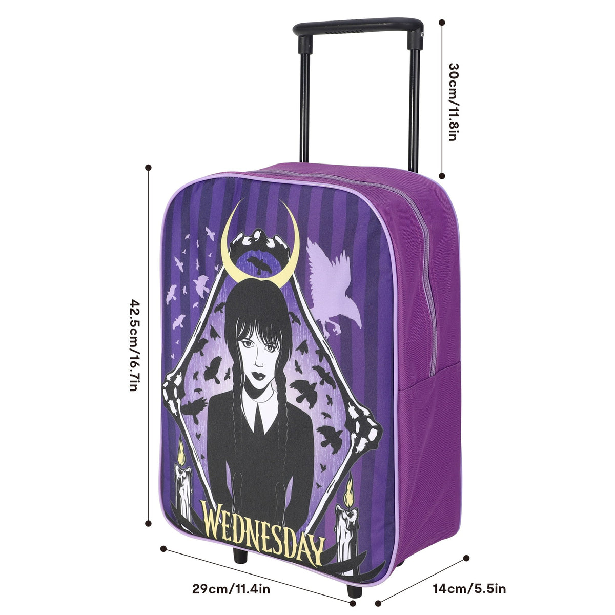 Wednesday Travel Trolley Cabin Bag