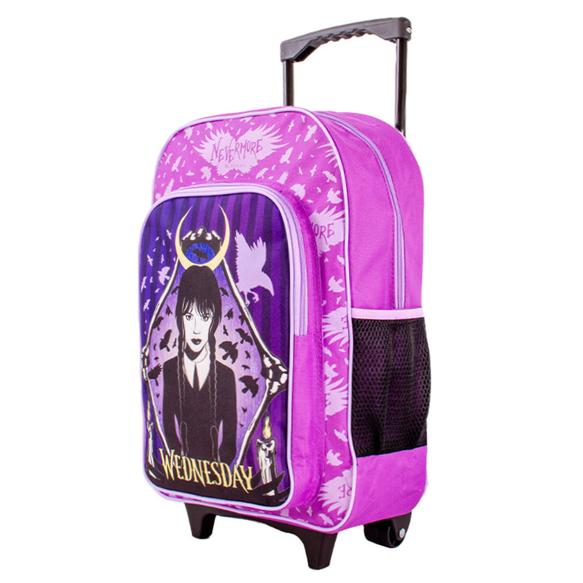 Wednesday Kids Travel Cabin Trolley Backpack Bag