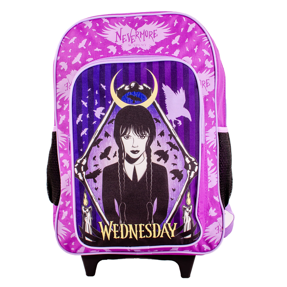 Wednesday Kids Travel Cabin Trolley Backpack Bag
