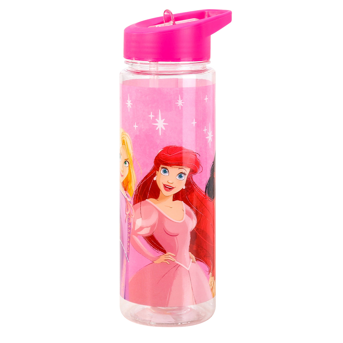 Disney Princess Plastic Bottle With Straw
