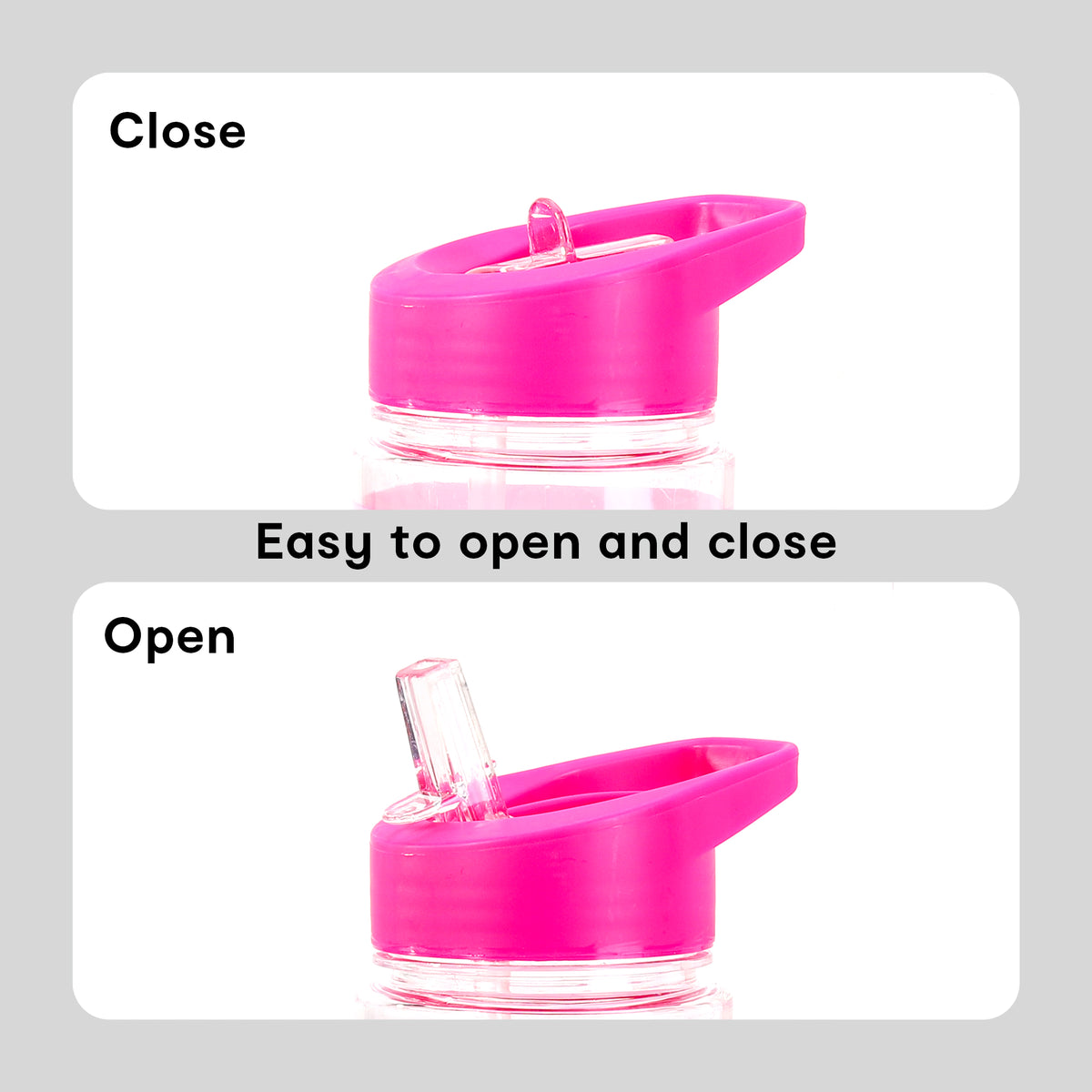 Disney Princess Plastic Bottle With Straw