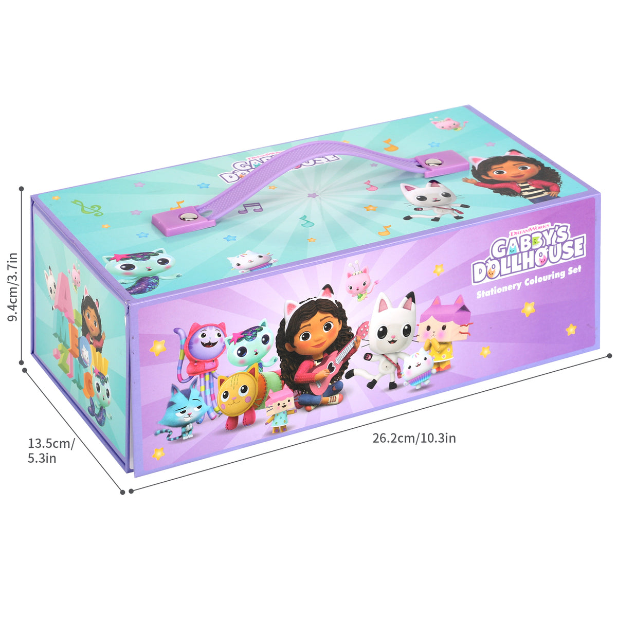 Gabby's Dollhouse Colouring Tool Box Set
