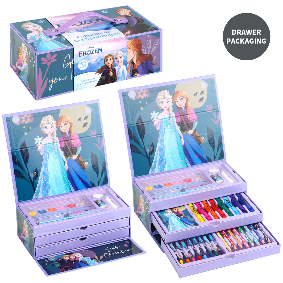 Frozen Colouring Tool Box Set