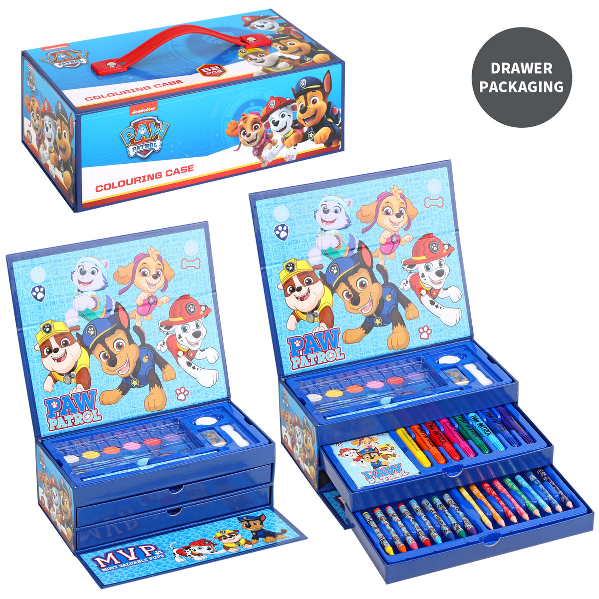 Paw Patrol Colouring Tool Box Set
