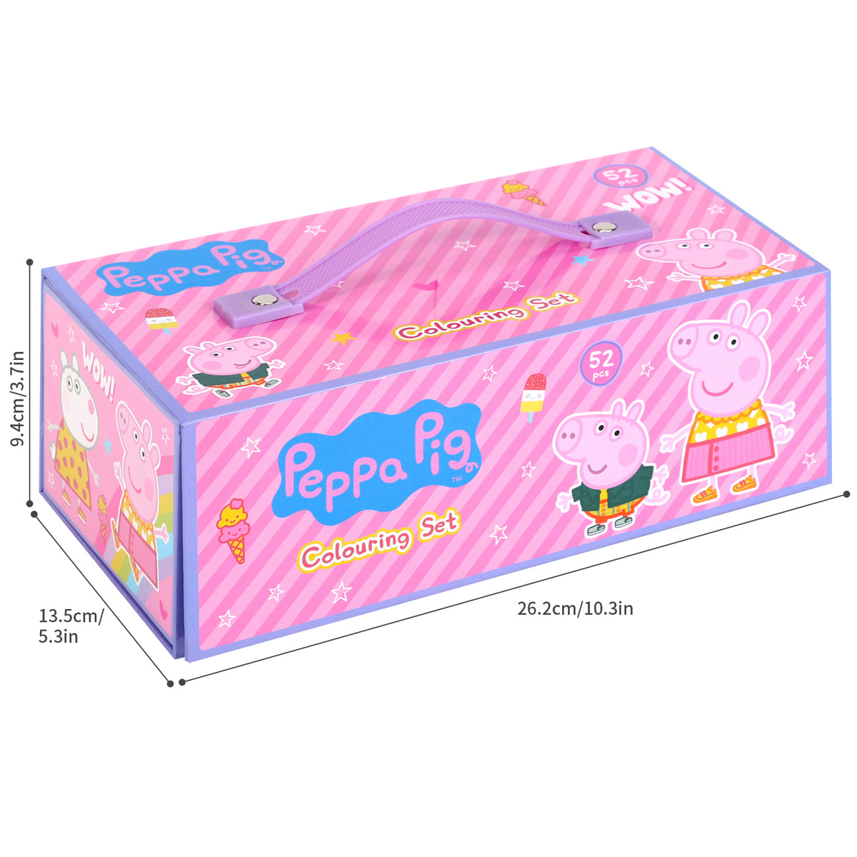 Peppa Pig Colouring Tool Box Set