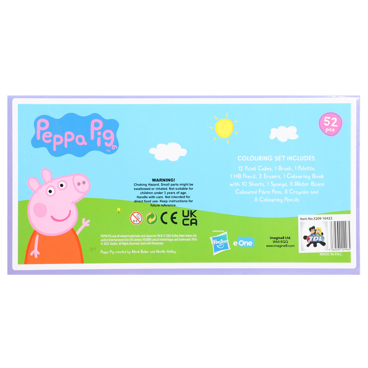 Peppa Pig Colouring Tool Box Set