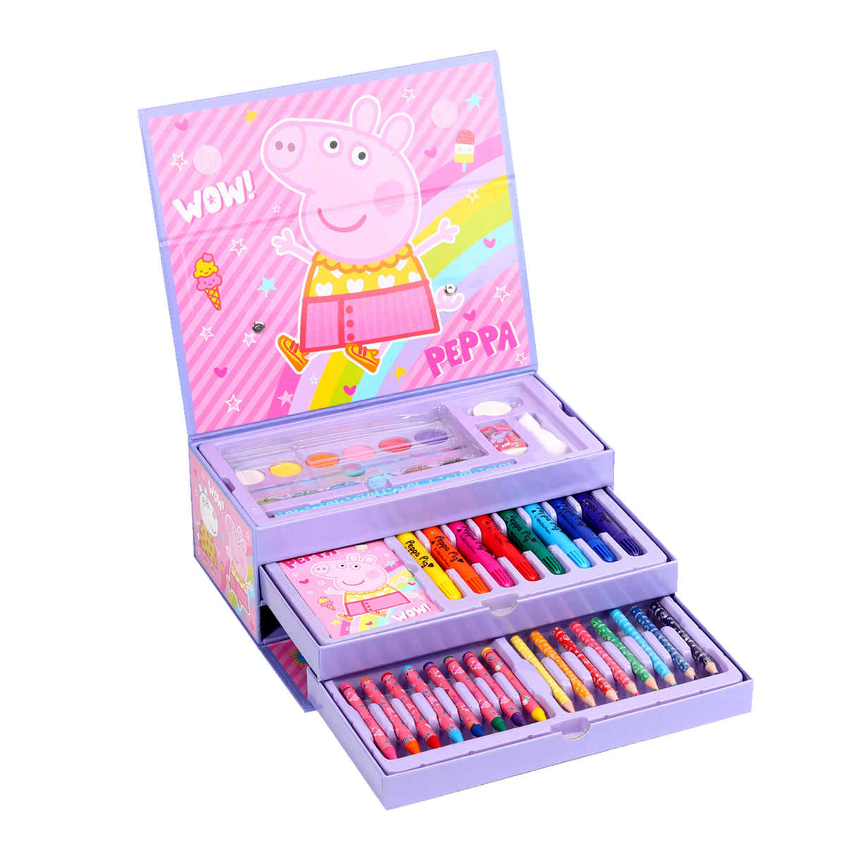 Peppa Pig Colouring Tool Box Set