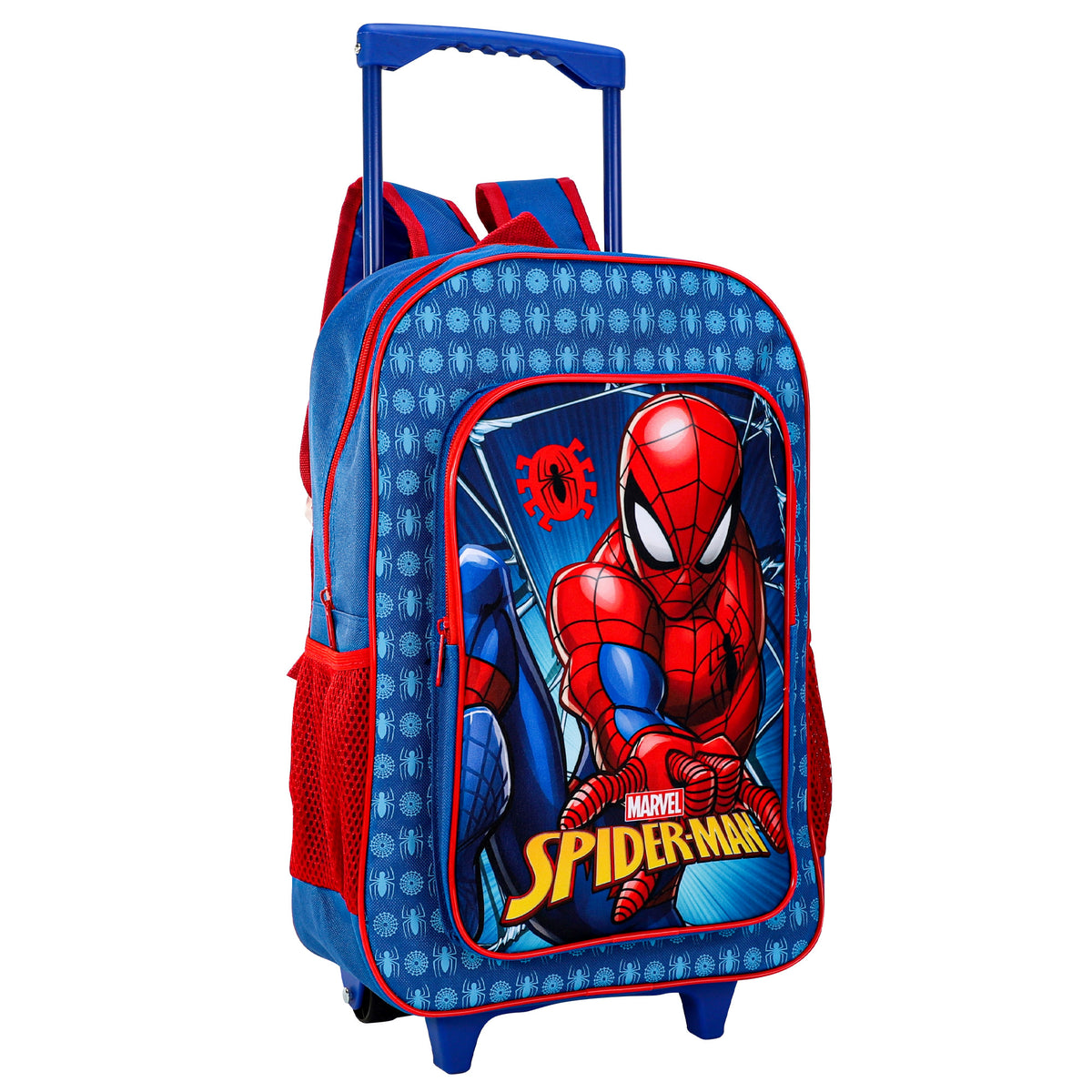 Spider-Man Kids Travel Cabin Trolley Backpack Bag