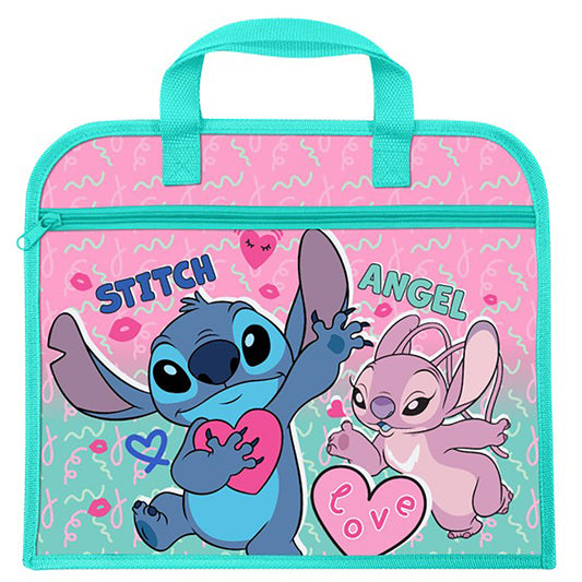 Disney Stitch & Angel School Book Bag