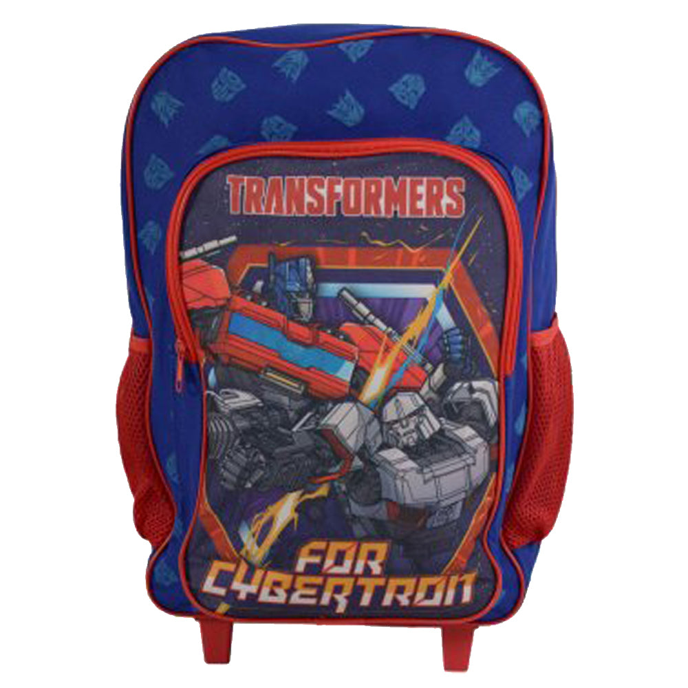 Transformers Kids Travel Cabin Trolley Backpack Bag